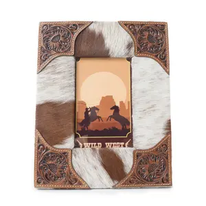 Tumbleweed Trail Photo Frame In Brown & White