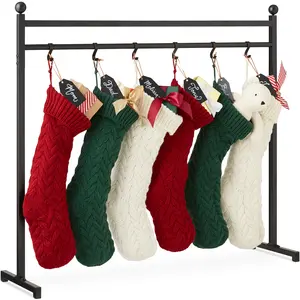 Best Choice Products 3ft Christmas Stocking Stand, Hanging Holiday Décor Display w/ Name Tags, Chalk Marker Best Choice Products 3ft Christmas Stocking Stand, Hanging Holiday Décor Display w/ Name Tags, Chalk Marker