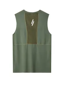 Men's Sporty Sleeveless Tank Top Summer Breathable Print Fashion Shirt, Casual Gym Running Training Muscle Show Sports Vest