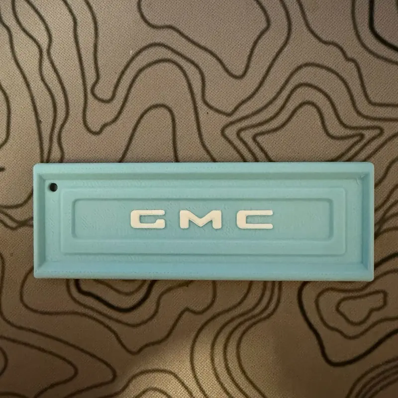 Classic GMC Tailgate Keychain