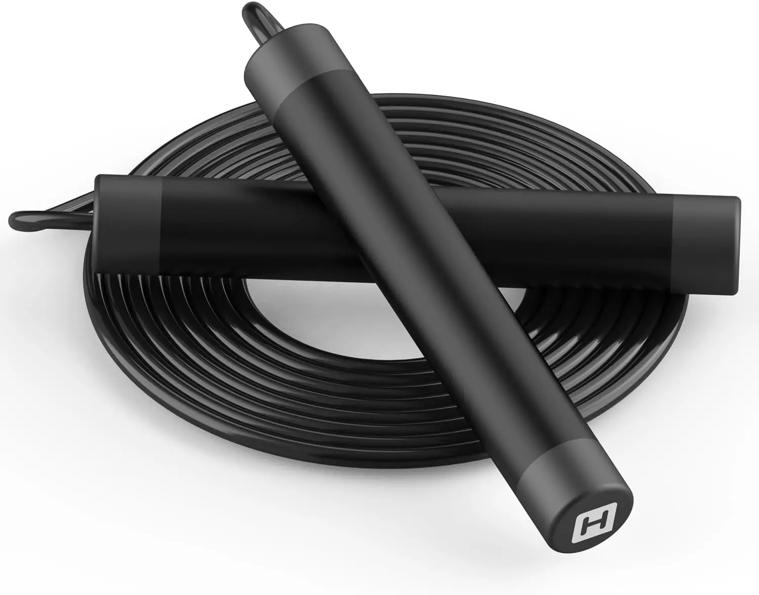 Jump Rope, jump ropes 1/2 lb Weighted Jump Rope for Boxing, Cardio, Crossfit Workout, 8~10ft Range Adjustable Length Steel Ropes with Ball Bearings and Metal Handles, Jumpropes Suitable for MenGift..