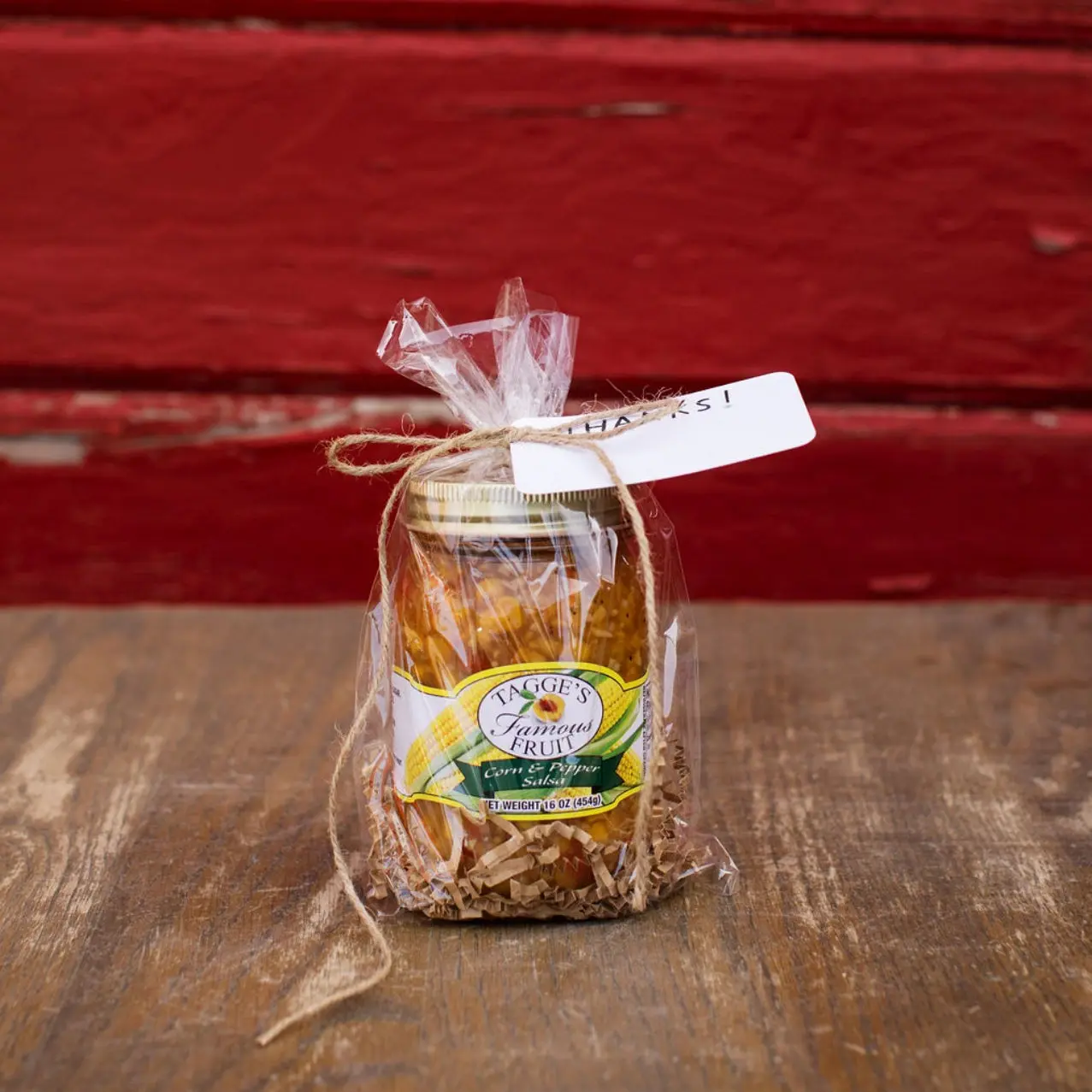 Tagge Jar Gift Wrapped