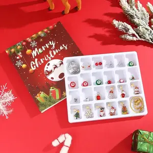 Christmas Countdown Calendar Set, Includes 24 Numbered Compartments & Daily Drawer Design, Perfect Holiday Gift for Christmas, New Year, Valentine’s Day
