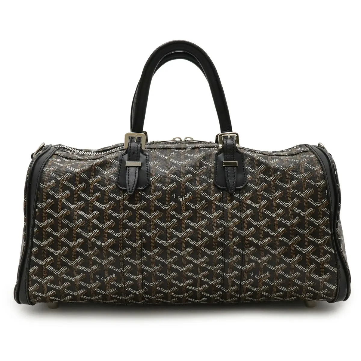 Pre-owned Goyard Plastic Shoulder Bags Croisiere 40 PVC Coated Canvas Handbag