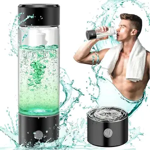 Hydrogen Water Bottle,Portable Hydrogen Water Generator Machine, Improve Water in 3 Minutes Quick Electrolysis Suitable for Home