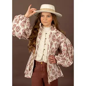 Lucia Windbreaker in Cream Block