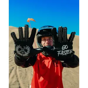 Corpo Overload Moto Gloves - Black & White