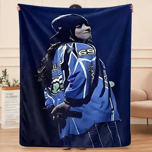 This hmhas billie flannel blanket, a delicate all-season single product, can be laid and covered for practical convenience, enhancing home comfort, and is the most suitable gift for Thanksgiving.