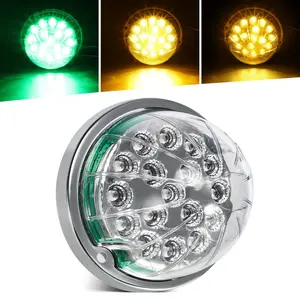 Partsam Dual Revolution 17 Led Watermelon Light for Cars Semi Truck 1Pc