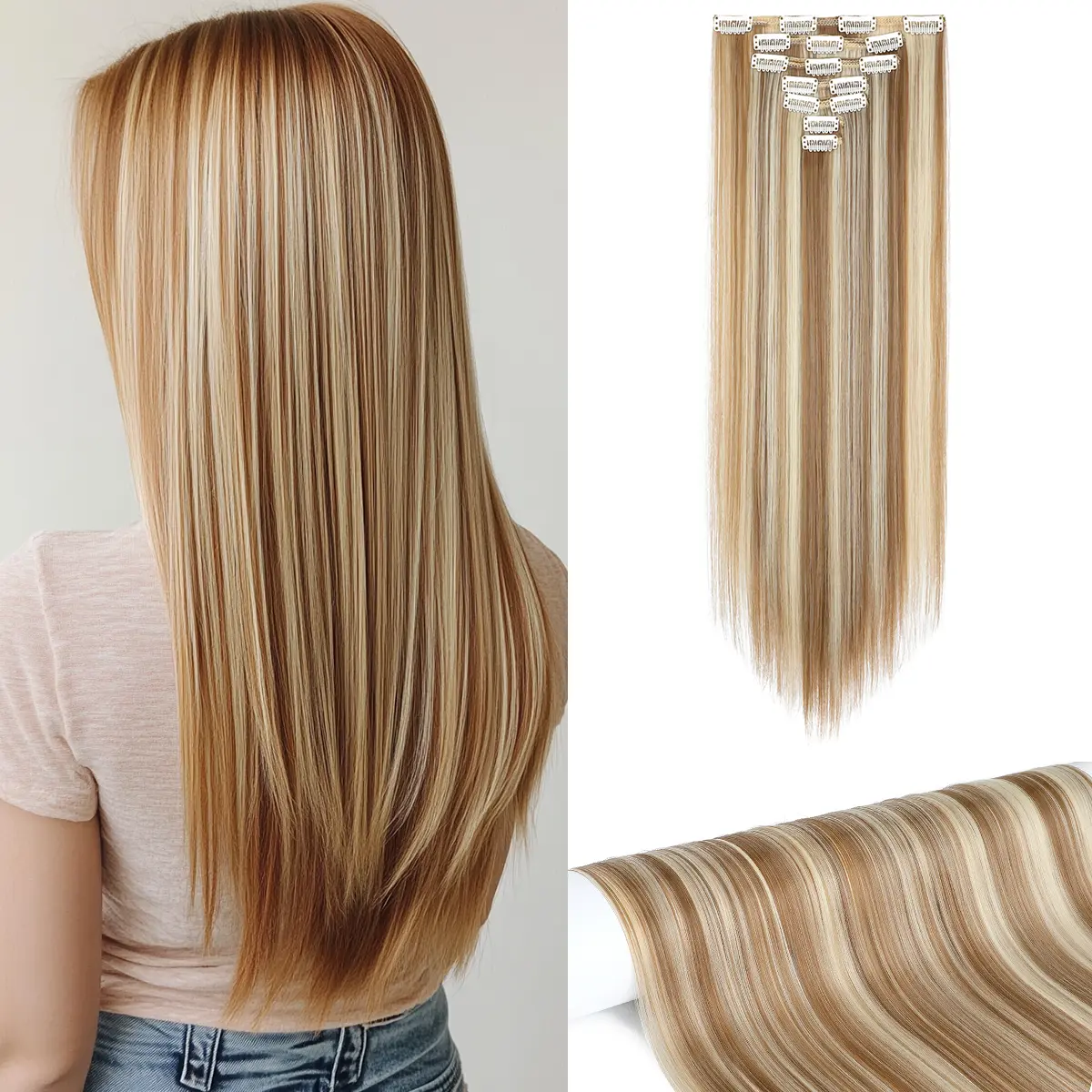 Ginger Brown Mix Bleach Blonde