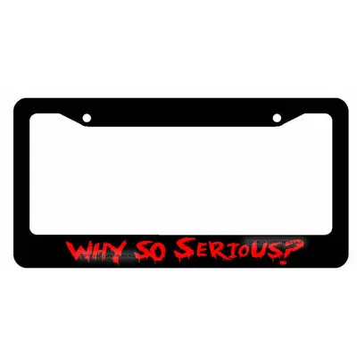 Venom Spider-Man Black Plastic License Plate Frame – Marvel, Front/Rear, Screw-On