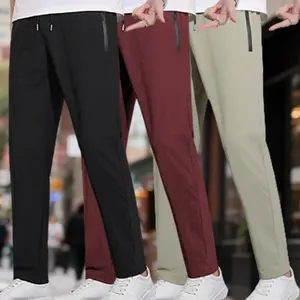 Set of 3 men’s casual office dress pants for all-day comfort — ideal for formal occasions, meetings, and events; made from ultra‑thin, breathable fabric, an excellent choice for gifting