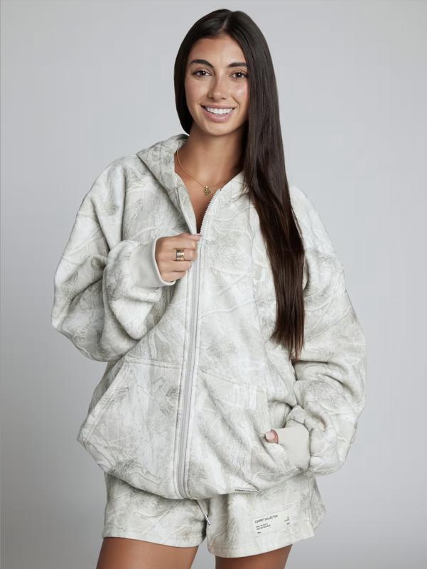 Comfrt | Camo Zip Hoodie