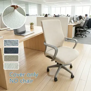 1pc Elastic Office Chair Cover, Soft Skin-Friendly Dust-Proof Anti-Slip Pet-Friendly, Easy Install, Comfortable and Safe, All Seasons Use
