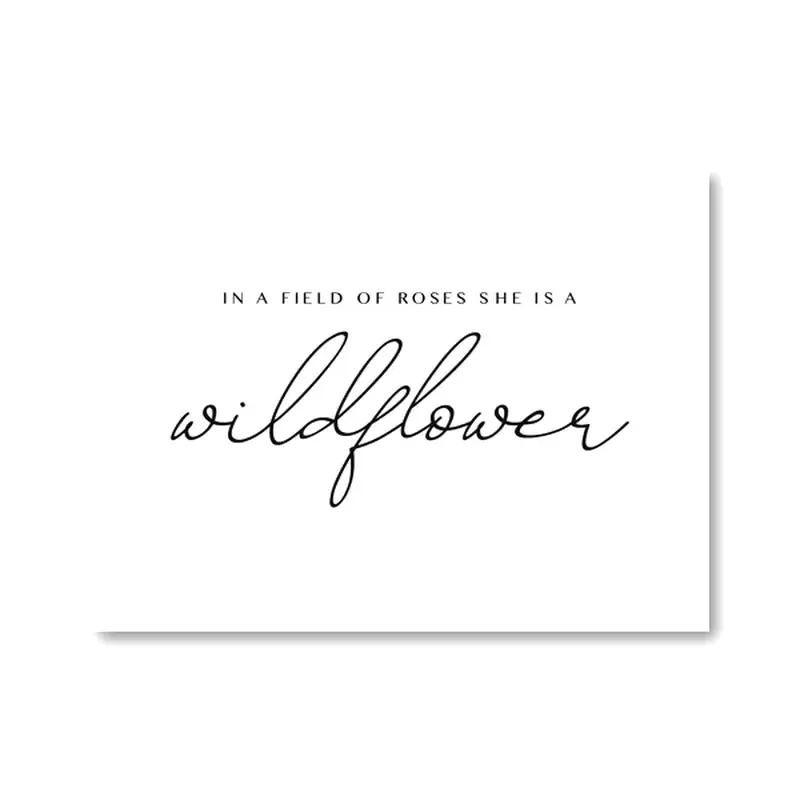 Scandinavian Botanical Flower Posters, Home Decor Wall Art Prints for Living Room Bedroom