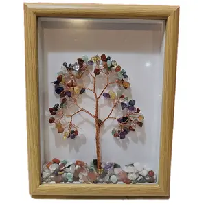 arbol piedra natural milticolor