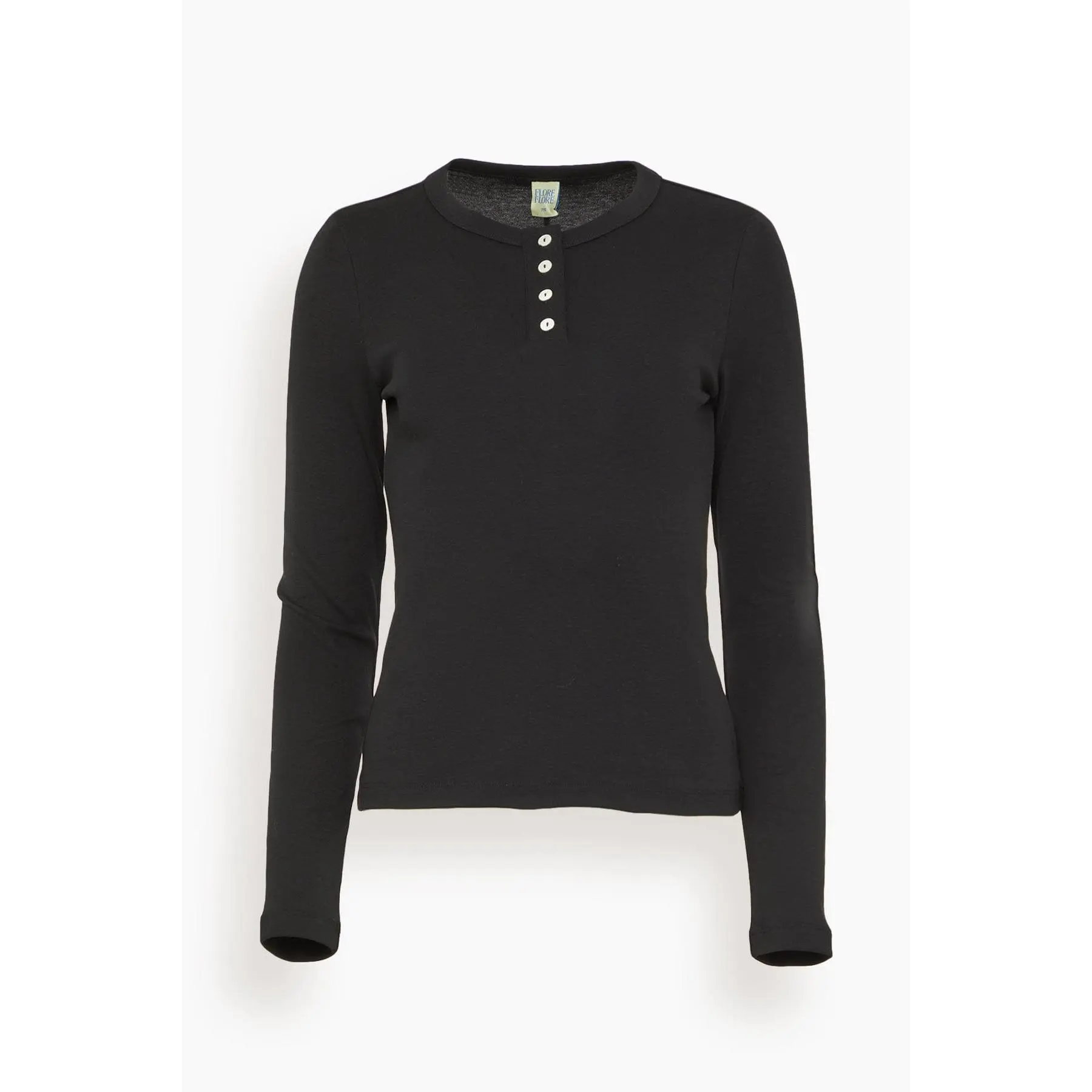 Jess Long Sleeve Top in Black