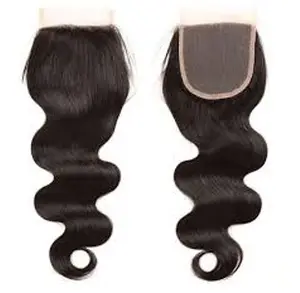 Transparent Lace Virgin hair closure 4x4