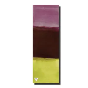 Eco-Friendly Non-Slip Yoga Mat 6mm Extra Thick Anti-Tear Washable PER Material 24" x 72" UV-Printed Design Latex-Free