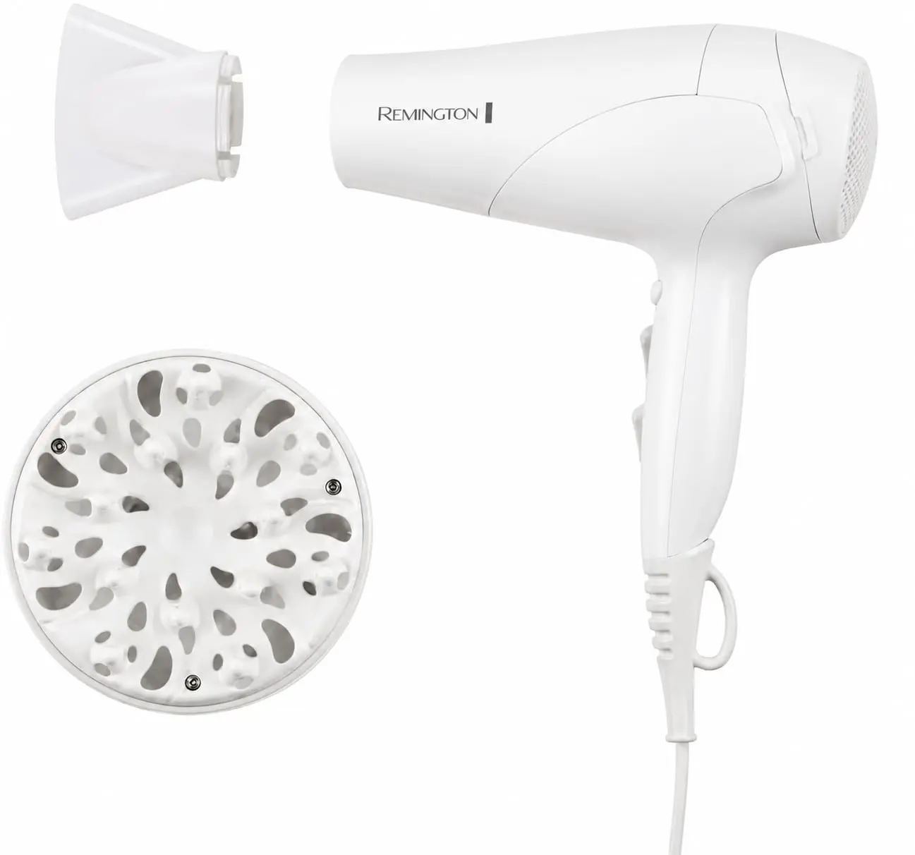 Remington Damage Protection Hair Dryer, Ceramic Ionic Technology White