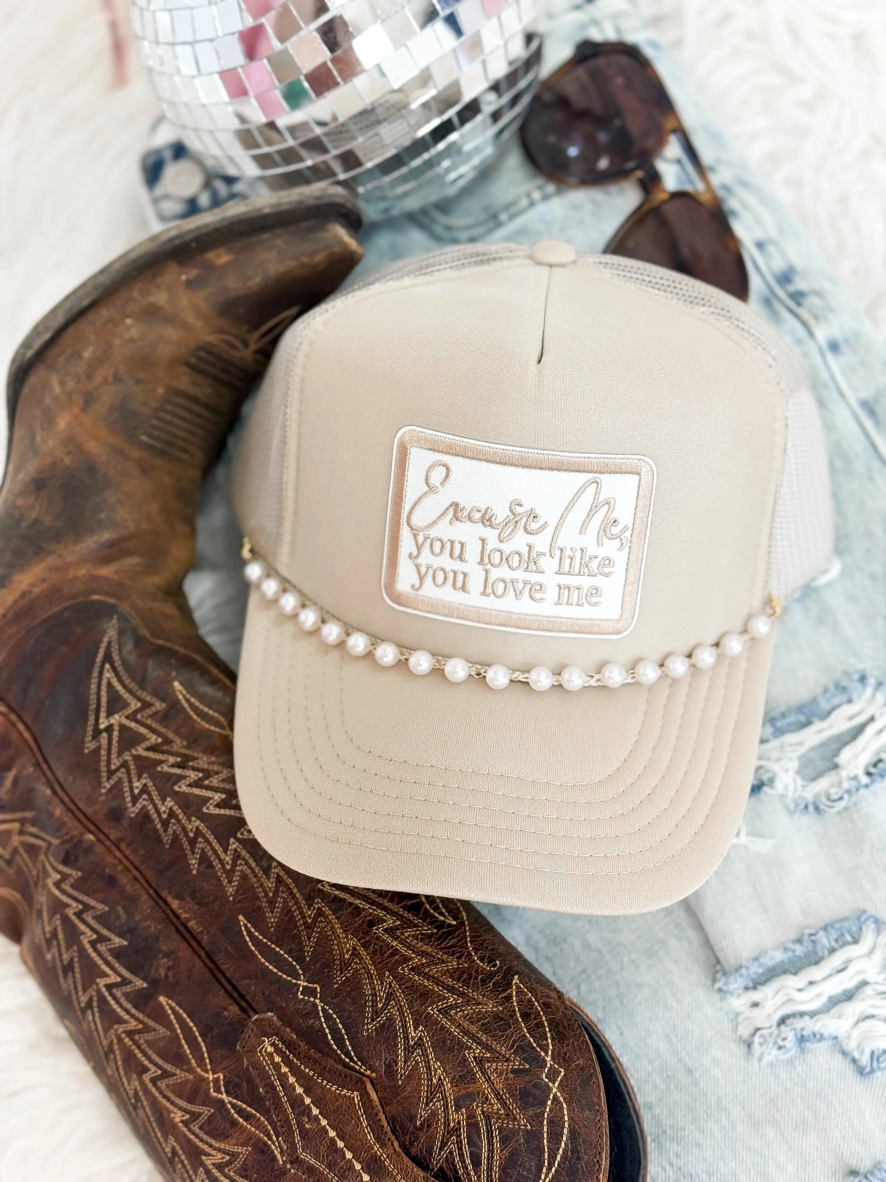 Excuse Me Trucker Hat Excuse Me Trucker Hat