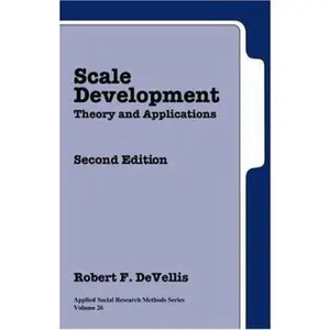 USED-Scale Development: Theory and Applications (Applied Social Research Methods) by Dr. Robert F. DeVellis (Hardcover)