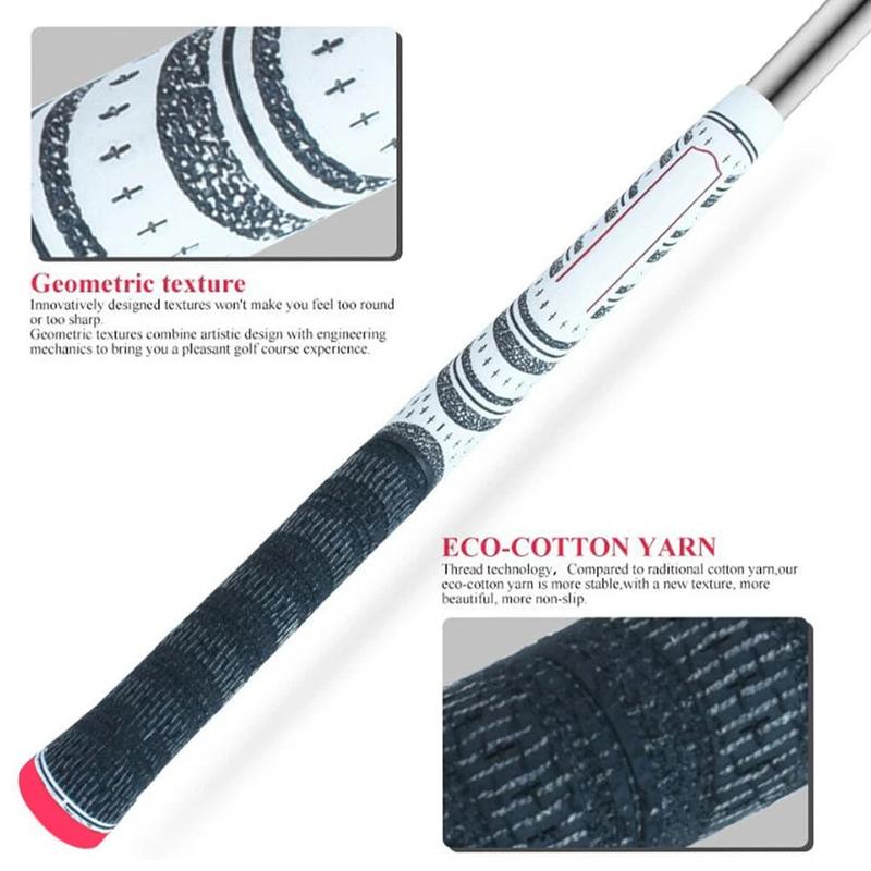 13PCS Golf Grip Rubber Golf Club Grips Anti-Slip Grip 60R Standard Midsize