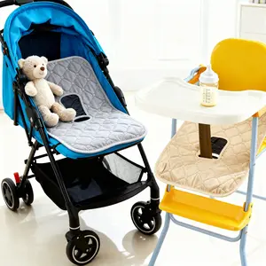 Baby Diaper Pad for Stroller, Absorbent Anti-Spill Child Booster Seat Cushion, Waterproof Infant Car Seat Cover, Baby Pushchair Mat