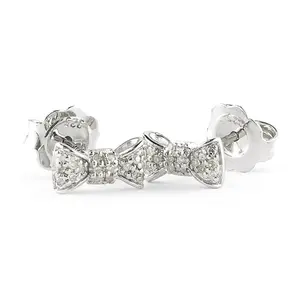 Sterling silver bow studs