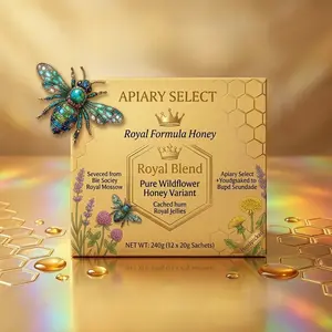 Honey Sweetener for Gym and Travel, 12 Count x 20g, Natural Liquid Sweetener, Portable Honey Sticks, Workout Pantry Essential