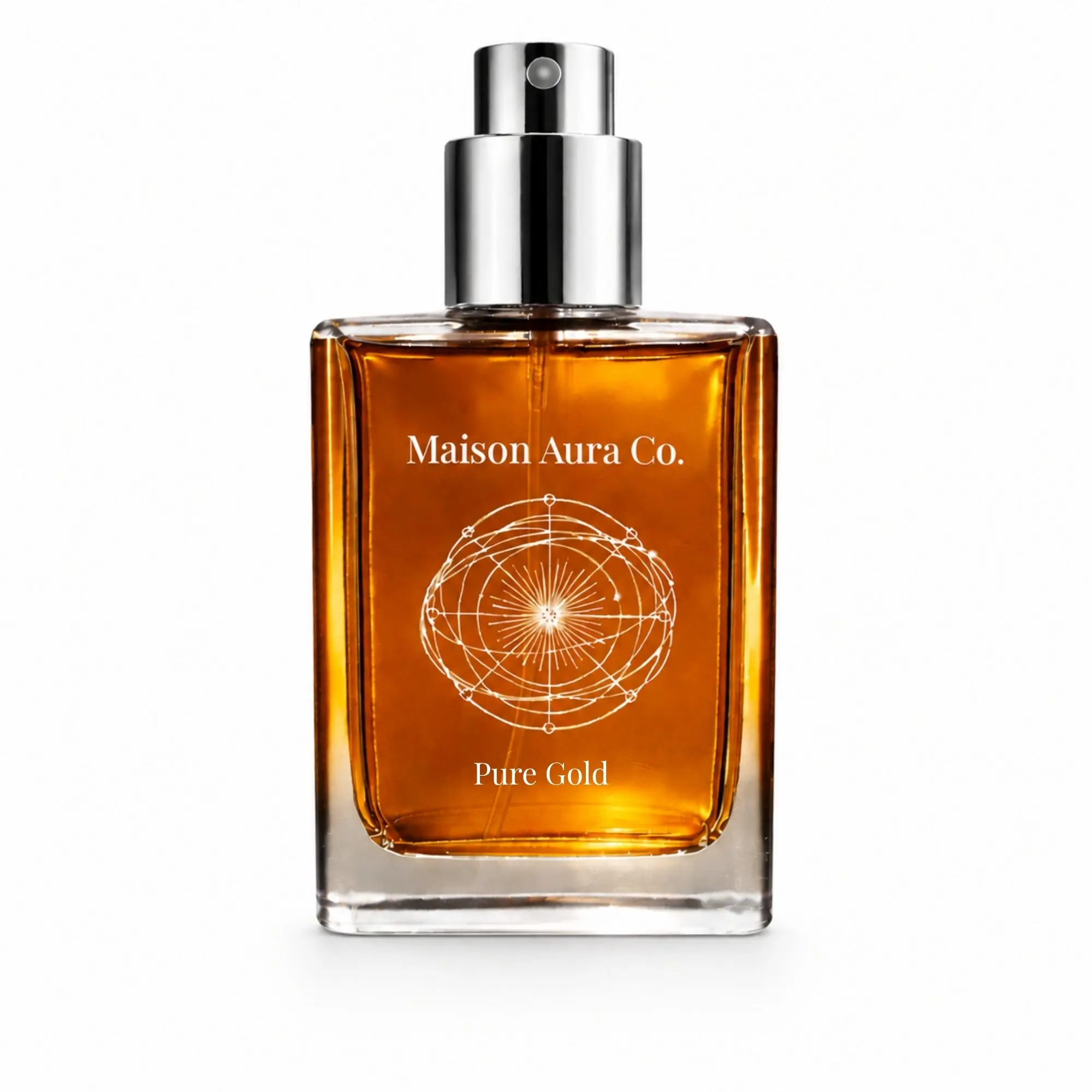 Pure Gold - Ginger and grapefruit over cardamom, amber, and vetiver | Extrait de Parfum, Men | 100 ML / 3.4 OZ