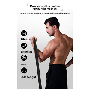 Strength Training Resistance Band Yoga Fitness Elastic Band Pull-Up Weight Loading Latex Resistance Band Cover