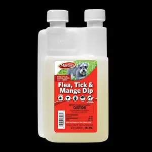 Flea Tick & Mange Pet Dip 16oz- Pet Flea Treatment