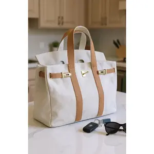 The Luxe Signature Short Handle Tote