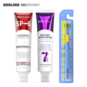 MSDRWIKEY | CEELIKE Whitening Oral Care Set | Toothpaste + Toothbrush Combo, Deep Clean & Instant Radiance for a Stunning Smile!