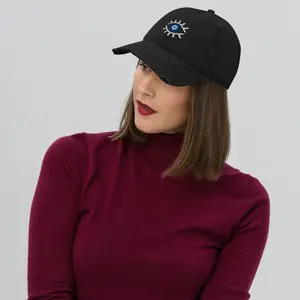 Evil Eye Distressed Dad Hat