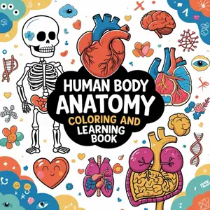 Human Body Anatomy Coloring and Learning Book: A Fun and Easy Way to Explore the Human Body