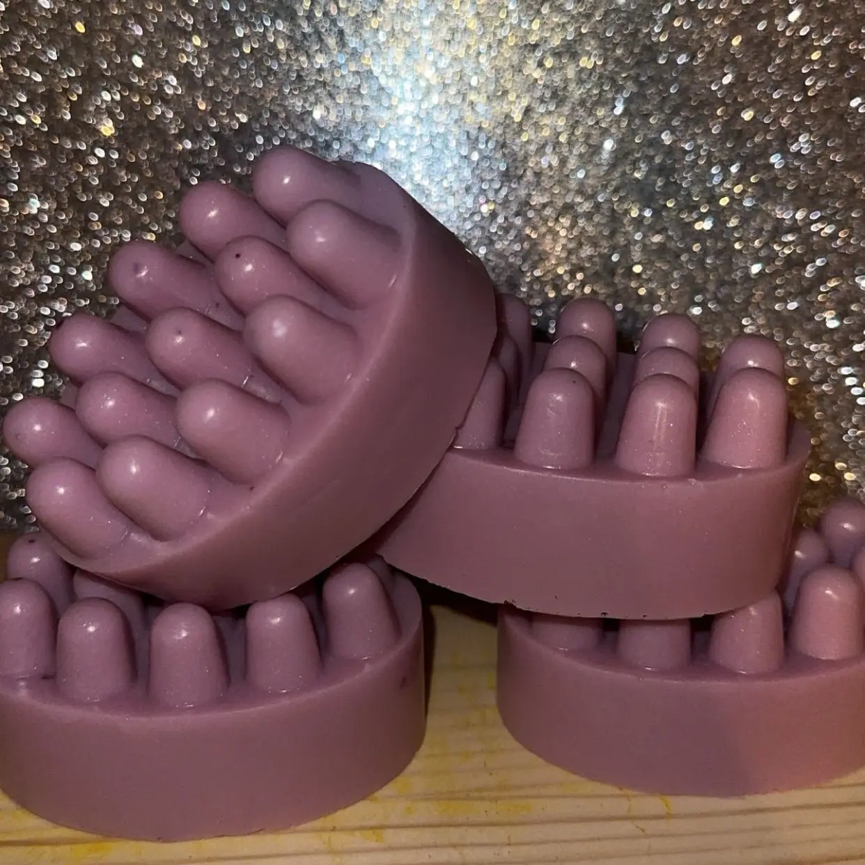 Strawberries and Champagne Massage Soap Bar for Relaxing Body Care