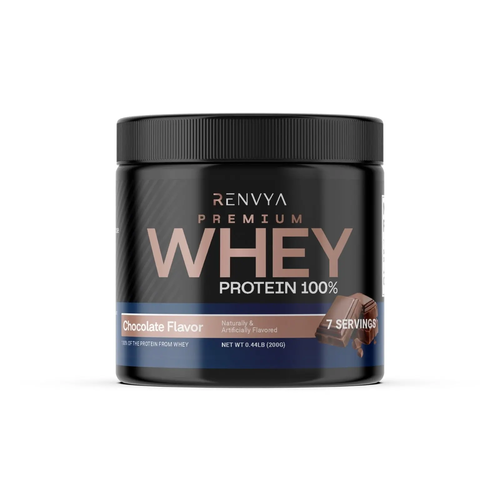 Renvya Whey Protein Powder 100% Chocolate – Premium Protein Shake for Muscle Growth, Recovery & Lean Muscle Support, Fast Absorbing