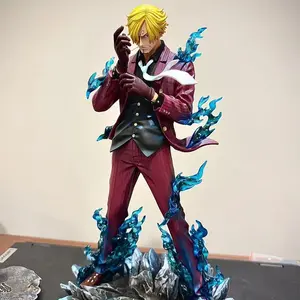 25cm One Piece Th Sanji Standing Position Anime Figure Figures Models Gk Statue Models Boys Collectible Ornament Doll Toys Gifts