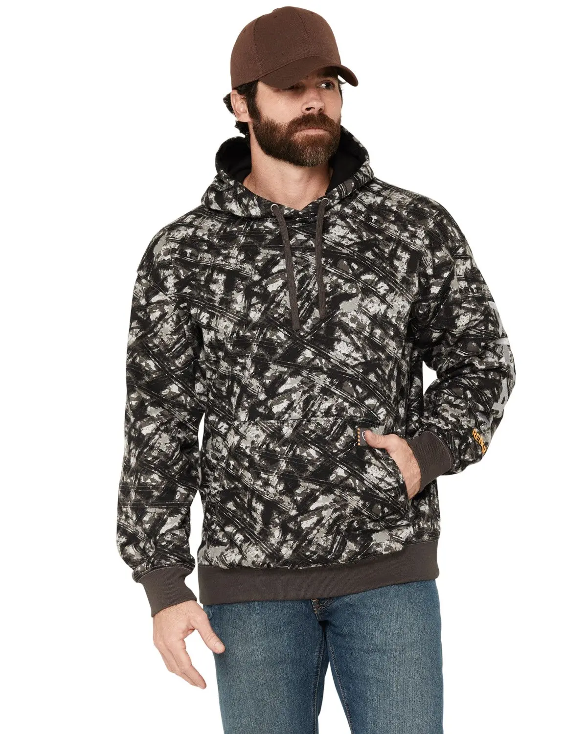Ariat Men's Men'S Rebar Workman Camo Print Hooded Sweatshirt - 10079108