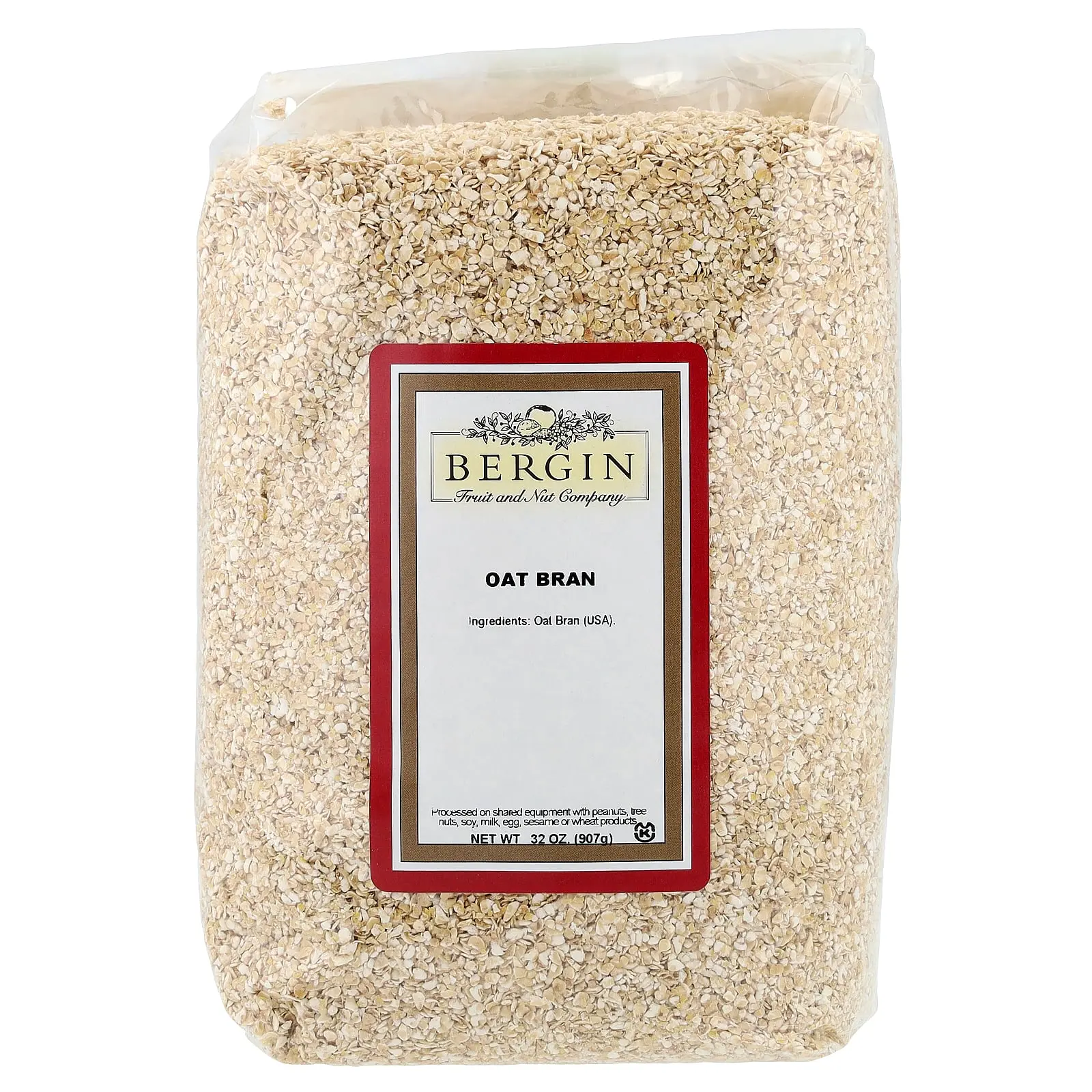 Bergin Fruit and Nut Company Oat Bran, 32 oz (907 g)