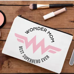 Toiletry Bags Mom affirmations Custom photo Wonder Mom Mothers Day gift