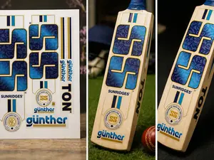 Cricket Bat Sticker 3D Embossed English Willow Fiber Tape Sports Accessories Protection, GTHR Blue