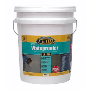Damtite Waterproofing  Waterproofer Latex Ultima, White - 5 gal