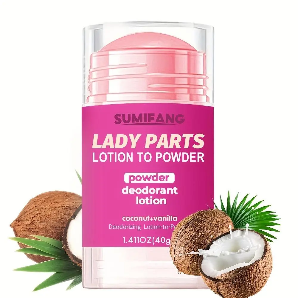 Women's Body Deodorant, Body Odor Remover, Aluminum-Free, Baking Soda-Free, 72-Hour Odor Control, Sweat Odor Control, Smooth Solid Stick, Prevents Friction, No-Wash Formula, 40g