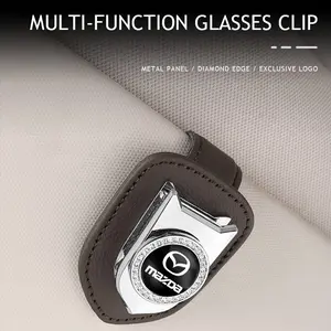 Car sunshade glasses clip car glasses clip For Mazda 2 6 3 CX5 CX80 CX70 CX90 MX30 CX60 CX50 CX30 BT50 e-TPV CX3 CX8 Atenza CX9 CX7 MX5 Mazda 5 RX8