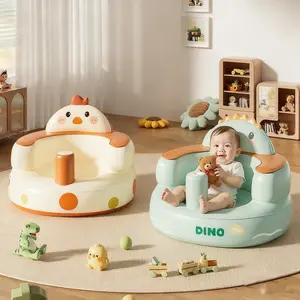 Multifunctional Inflatable Baby Learning Seat, Infant Sitting Chair, Anti-Fall Air Sofa, Safe and Comfortable for Babies, Portable Toddler Chair