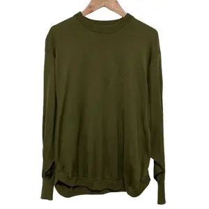 Pre-owned GIVENCHY Wool Small Leather Goods Silk Knit Sweater