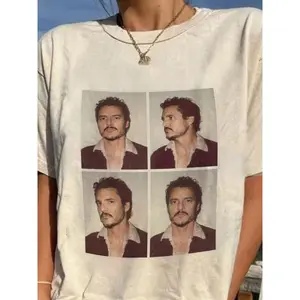 Vintage pedro pascal sweatshirt in 90's Style, pedro pascal daddy tribute Tshirt, Gift for her pedro pascal shirt narcos, pedro pascal meme